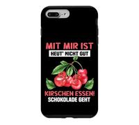 Carcasa para iPhone 7 Plus/8 Plus con mí es Hoy ´ Nicht gut Kirschen Essen! El Chocolate va