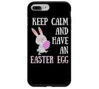 Carcasa para iPhone 7 Plus/8 Plus Conejito de Pascua Keep Calm and Have a Easter Egg