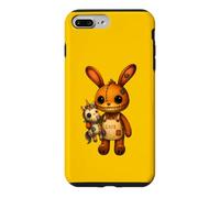 Carcasa para iPhone 7 Plus/8 Plus Conejo Kawaii Unicornio Espeluznante Lindo Conejo de Retazos de Halloween