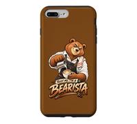 Carcasa para iPhone 7 Plus/8 Plus ¡Confía en mí, Soy un Bearista! Divertido diseño de Oso Barista