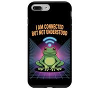 Carcasa para iPhone 7 Plus/8 Plus Connected But Not Understood - Absurd Frog WiFi Vaporwave