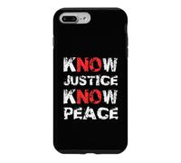 Carcasa para iPhone 7 Plus/8 Plus Conoce la Justicia Conoce la Paz