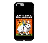 Carcasa para iPhone 7 Plus/8 Plus Conspiración Abajo Agujeros de Conejo Divertido