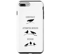 Carcasa para iPhone 7 Plus/8 Plus Conspiración Intento de Asesinato - Murder Crow Juego de Palabras Broma