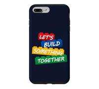 Carcasa para iPhone 7 Plus/8 Plus Construyamos Algo Juntos Ladrillos de Juguete
