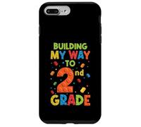 Carcasa para iPhone 7 Plus/8 Plus Construyendo mi Camino hacia el ladrillo del 100 ° día de Escuela de Segundo Grado