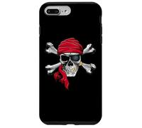 Carcasa para iPhone 7 Plus/8 Plus Contraband - Pirate - Red Bandana - Skull & Bones Logo