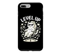 Carcasa para iPhone 7 Plus/8 Plus Controlador de Videojuegos Level Up Gamer Cat Retro Pixel
