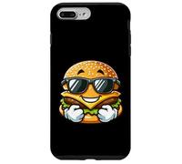 Carcasa para iPhone 7 Plus/8 Plus Cool Burger Happy Fast Food Gafas De Sol Verano Grunge