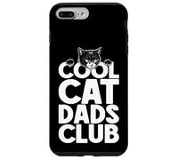 Carcasa para iPhone 7 Plus/8 Plus Cool Cat Dads Club Divertido Día del Padre Amante de los Gatos Dueño