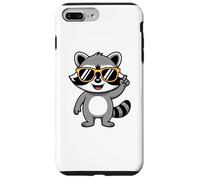 Carcasa para iPhone 7 Plus/8 Plus Cool Charming Raccoon with Sunglasses