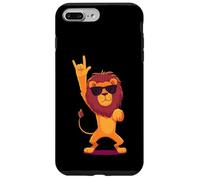 Carcasa para iPhone 7 Plus/8 Plus Cool Lion Rock On Funny Animal Lover Graphic Gafas de Sol