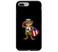 Carcasa para iPhone 7 Plus/8 Plus Coqui Frog Puerto Rico Puerto Rican Flag Taino Boricua