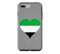 Carcasa para iPhone 7 Plus/8 Plus Corazón con los Colores de la Bandera de Extremadura
