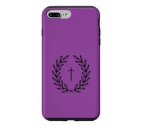 Carcasa para iPhone 7 Plus/8 Plus Corona de Cruz Simple con gráfico Cristiano