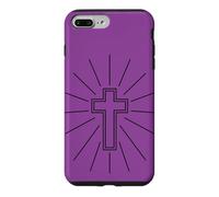 Carcasa para iPhone 7 Plus/8 Plus Corona de Cruz Simple con gráfico Cristiano