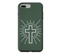 Carcasa para iPhone 7 Plus/8 Plus Corona de Cruz Simple con gráfico Cristiano