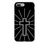 Carcasa para iPhone 7 Plus/8 Plus Corona de Cruz Simple con gráfico Cristiano