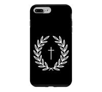 Carcasa para iPhone 7 Plus/8 Plus Corona de Cruz Simple con gráfico Cristiano