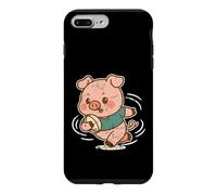 Carcasa para iPhone 7 Plus/8 Plus Corredor de Rugby Pig Cartoon