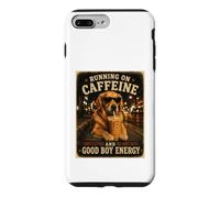 Carcasa para iPhone 7 Plus/8 Plus Corriendo con Cafeína Y Good Boy Energy Golden Retriever Des
