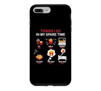 Carcasa para iPhone 7 Plus/8 Plus Cosa Que Hago en mi Tiempo Libre: Entusiasta de Las Papas Fritas, Amante de Las Papas Fritas