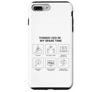 Carcasa para iPhone 7 Plus/8 Plus Cosas Que Hago en mi Tiempo Libre - Aficionado al Ciclismo