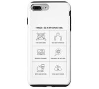 Carcasa para iPhone 7 Plus/8 Plus Cosas Que Hago en mi Tiempo Libre - Amante de los Juegos de Mesa