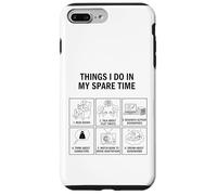 Carcasa para iPhone 7 Plus/8 Plus Cosas Que Hago en mi Tiempo Libre - Libros de Lectura
