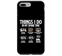 Carcasa para iPhone 7 Plus/8 Plus Cosas Que Hago en mi Tiempo Libre - Torno de carpintería Torneado de Madera