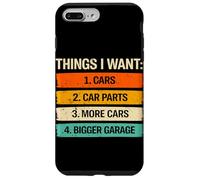 Carcasa para iPhone 7 Plus/8 Plus Cosas Que Quiero Coches Piezas de Coche Garaje más Grande Amante de los Coches