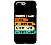 Carcasa para iPhone 7 Plus/8 Plus Cosas Que Quiero Coches Piezas de Coche Garaje más Grande Amante de los Coches