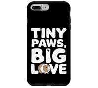 Carcasa para iPhone 7 Plus/8 Plus Cotización de Mascota de Conejillo de Indias - Tiny Paws Big Love