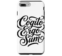 Carcasa para iPhone 7 Plus/8 Plus Cotización de Pensador filósofo Latino de Cogito Ergo Sum