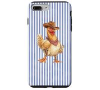 Carcasa para iPhone 7 Plus/8 Plus Cowboy Chicken Western Stripe Graphic Illustration