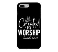 Carcasa para iPhone 7 Plus/8 Plus Creado para ADORAR Isaías 43:21 Mensaje Espiritual