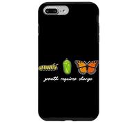Carcasa para iPhone 7 Plus/8 Plus Crecimiento Requiere Cambio Ciclo de Vida de la Mariposa Inspir
