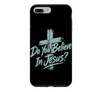 Carcasa para iPhone 7 Plus/8 Plus ¿Crees En Jesús Cruz Cristiana Fe Religioso