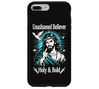 Carcasa para iPhone 7 Plus/8 Plus Creyente sin vergüenza Santo Cristiano Jesús Fe Romanos 1:16