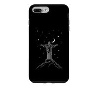 Carcasa para iPhone 7 Plus/8 Plus Cristo Redentor Estatua de Noche Río