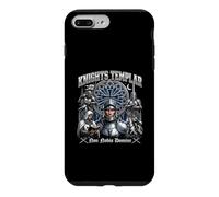 Carcasa para iPhone 7 Plus/8 Plus Cruz de Caballero Templario Cruzado Católico Latín