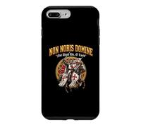 Carcasa para iPhone 7 Plus/8 Plus Cruz de Caballero Templario Cruzado Católico Latín