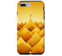 Carcasa para iPhone 7 Plus/8 Plus Cruz De Montaña Cristiana Paisaje Fe Serena Estética