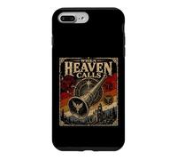 Carcasa para iPhone 7 Plus/8 Plus Cuando el Cielo Llama a Christian Angel Trompeta Visión