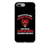 Carcasa para iPhone 7 Plus/8 Plus Cuando llego al Infierno, el Diablo Sale de su Trono