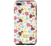 Carcasa para iPhone 7 Plus/8 Plus Curious George Spring Floral All Over Print