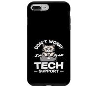Carcasa para iPhone 7 Plus/8 Plus Cute Cat Tech Support No te Preocupes Soy de TI
