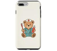 Carcasa para iPhone 7 Plus/8 Plus Cute Dental Nurse Teddy Bear Student Dentist Office Staff