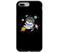 Carcasa para iPhone 7 Plus/8 Plus Cute Funny Kawaii Cartoon Kids Astronaut Space Raccoon Lover