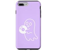 Carcasa para iPhone 7 Plus/8 Plus Cute Ghost Holding Vinyl Record Music Graphic - Lila